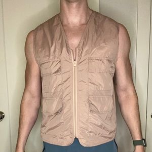 ASOS Design pink utility vest